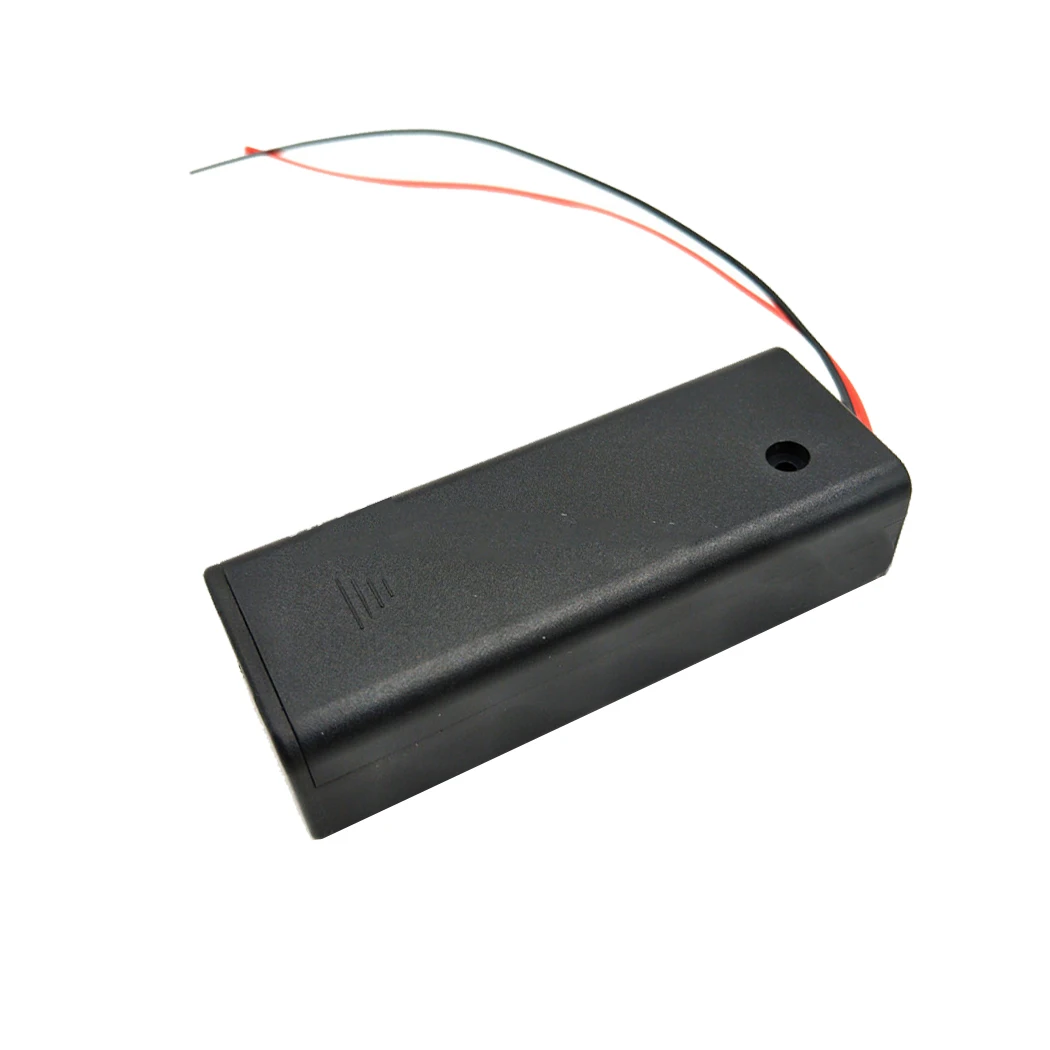 1 x1.5V batería AA Sostenedor Snap en Interruptor con Cable Conector De Caja Incluida 5 un 