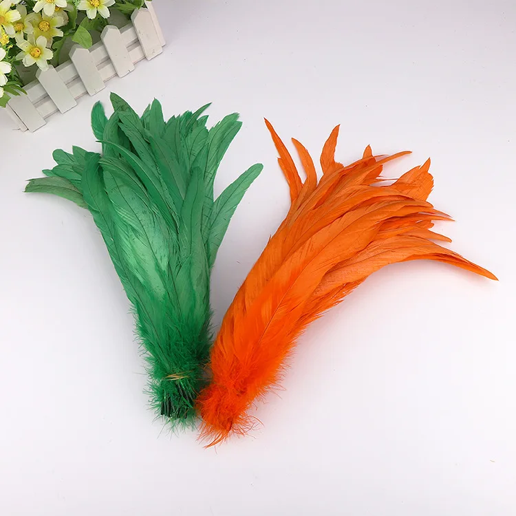Sombreros & Craft 20-30 cm cola de plumas de gallo artística para uso tocados 