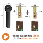 Metal Door Lock Door Lock Price Security Home Wooden Metal Door Fingerprint Biometric Handle Lock