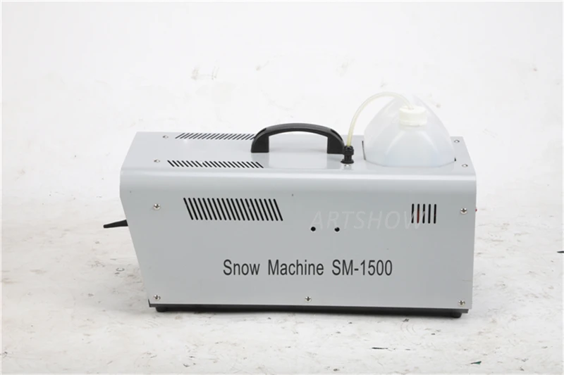 1500W Stage DJ Party Snow Flake Effect Maker Snow Machine with Wire Remote Snow Blower Maker Machine Remote Control