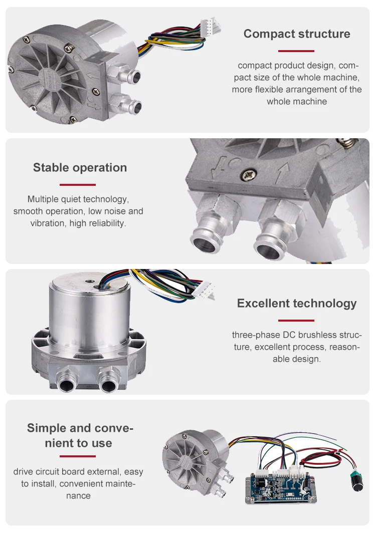 Centrifugal Blower, WS9070, 24V, Aluminum - detail 6