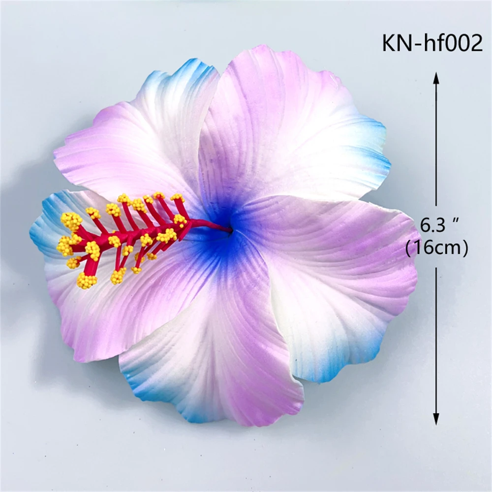 Factory Wholesale Artificial Hibiscus large eva foam hawaiian flower for Tropical Island Party