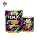 Red 2k Paint Wholesale Car Paint Factory HKS Brand Automotive Paint 2K Dark Red Good Coverage And Color Rendering