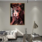 3d Diamond Glass Painting Wall Art Factory Wholesale Wall Art 3D Picture Glass Printing Diamond Art Large Wall Paintings