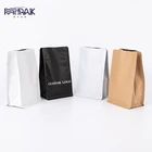 Foil Bag Foil Bag Custom Logo Aluminium Foil Resealable Zip Lock Coffee Bean Bag With Valve