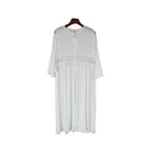 Long Attractive Price New Type White Tulle Flowy Elegant Long Summer Dress For Girls And Ladies