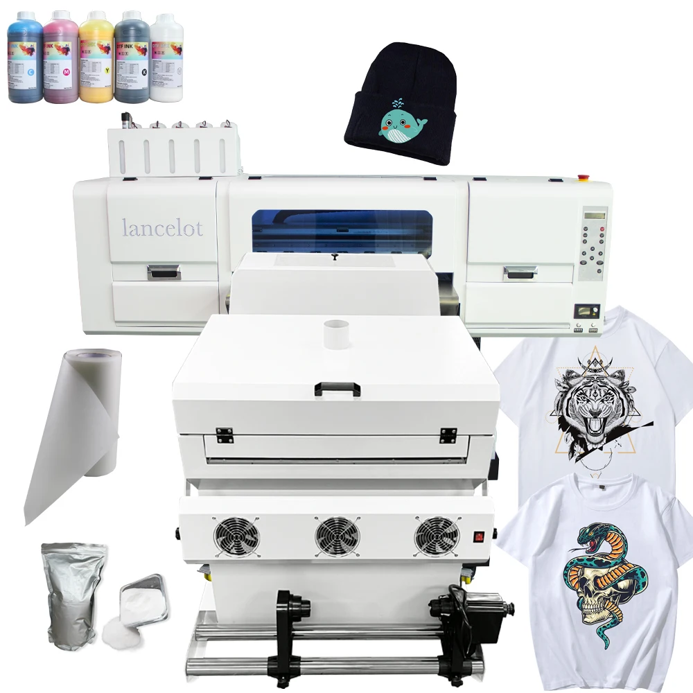 Dtf 60cm Printer With Dual Xp600 Use White Dtf Powder In 2024 Lancelot