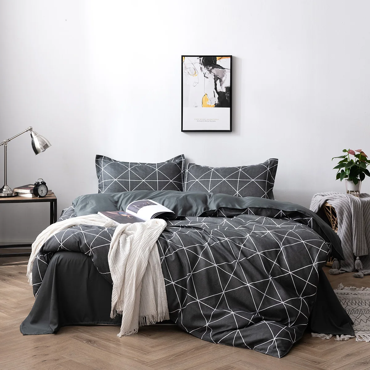 Bedding Queen Thin Duvet Cover Set 