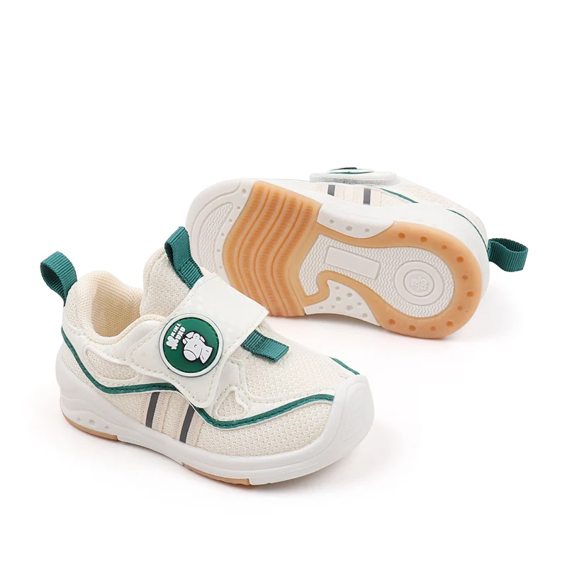 Spring and Autumn Fashionable Breathable PU Mesh Casual Walking Shoes for Boys and Girls Kids Court Sneakers supplier