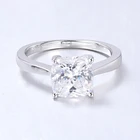 Ring With Women Jewelry Bague Rhodium Plated Silver Wedding Ring With Stones For Women 925 Sterling Silver Ring