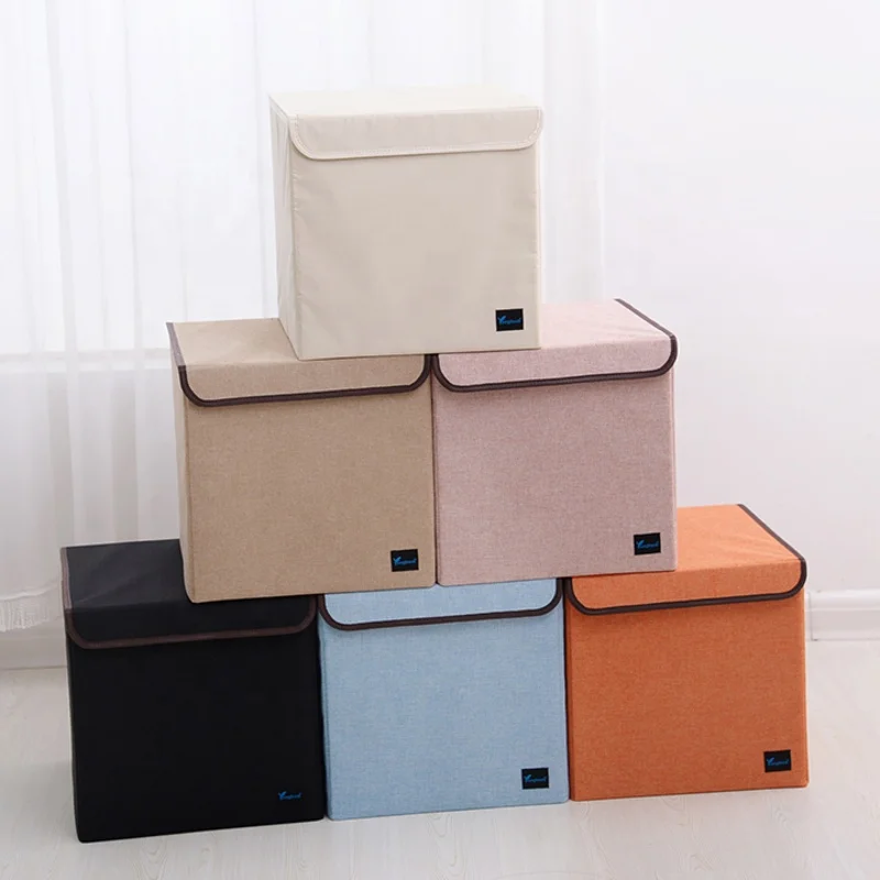 Wholesale Customization Fabric Storage Box Toys Kids Toys Storage Bag Cube Storage Boxes For Children Organizer