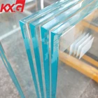 Glassfactory 15mm Low Iron Toughened Float Glassuseinbuildingfence Balustradepartitionwall