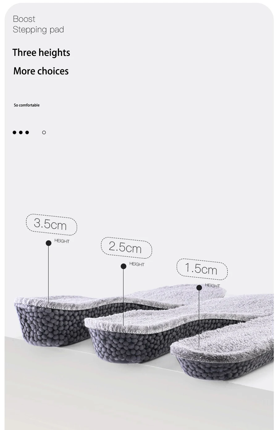 Popcorn Silicone Lamb Wool Insoles, Height-Increasing & Thermal Comfort Popcorn Silicone Lamb Wool Insoles, Height-Increasing & Thermal Comfort