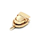 Bag Hardware Purse Locks Low Price Custom Light Gold Bag Lock Hardware Bag Buckle Lock For Handbag Woman Bag Purse