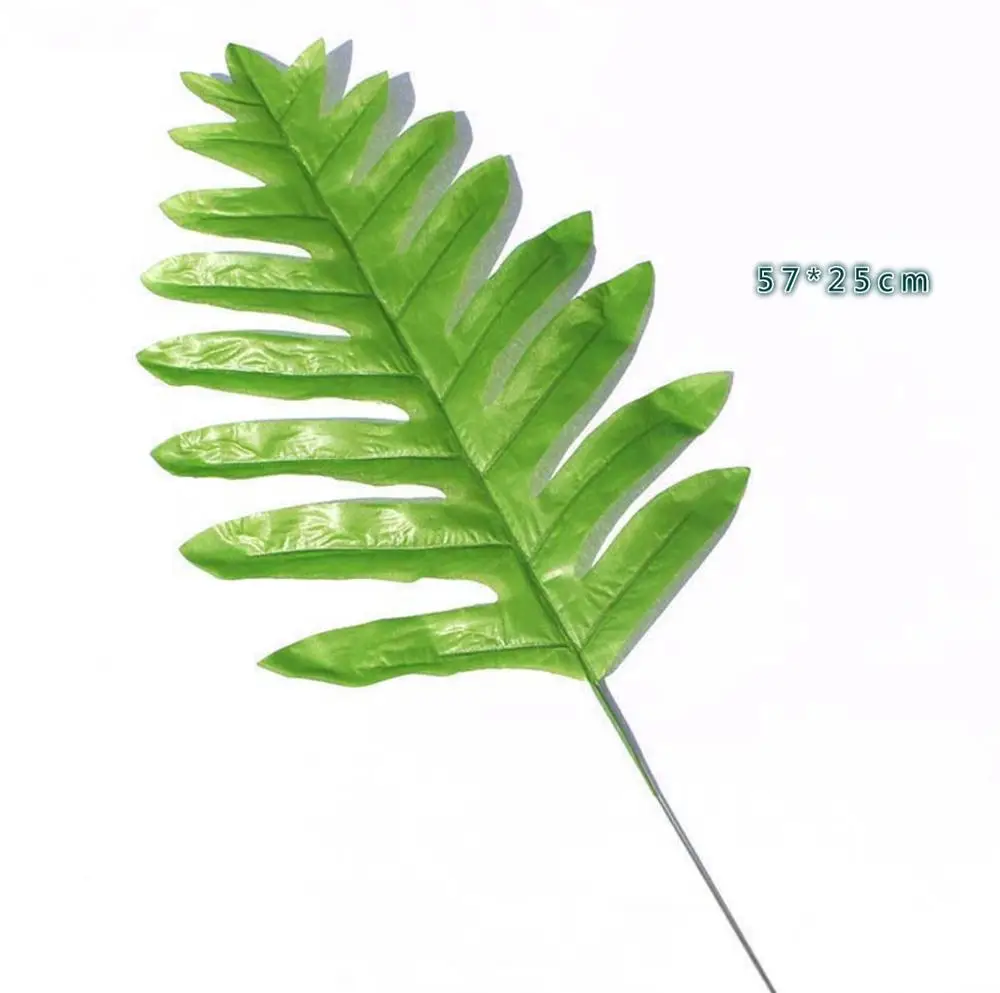 H946 Wedding Home Party Decor Flower Decoration Big Handmade Leaf Multi Styles Large Tropical Palm Artificial Plant Leaves