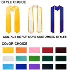 Stole With Stoles Graduation Traditional Choir Stole With Embroidery Cross Gold Graduation Sash