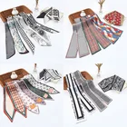 Bag Band Scarf Scarf Bag Custom Narrow Multi Functional Neck Satin Ribbon Handle Bag Hair Band Scarf