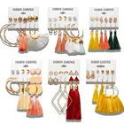 Fashion Tassel Earrings Hot Selling Earrings Design Earrings Set Tassel Crystal Pear Fashion Earring For Women