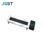 Plug Socket Office Hidden Power Plug Motorized Flip Up Multipurpose Desktop Socket Outlet With CE