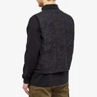 All Over Print Custom Utility Vest Men Chest Pocket Ripstop Fabric Zipper Closure