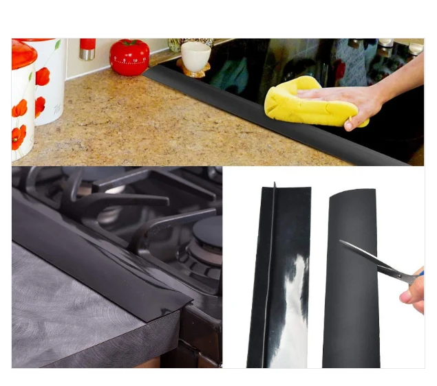 30 Inch Wholesale Waterproof Hot Sell Products Silicone Cover Stove Gap Covers Kitchen Rubber Gap Filler factory