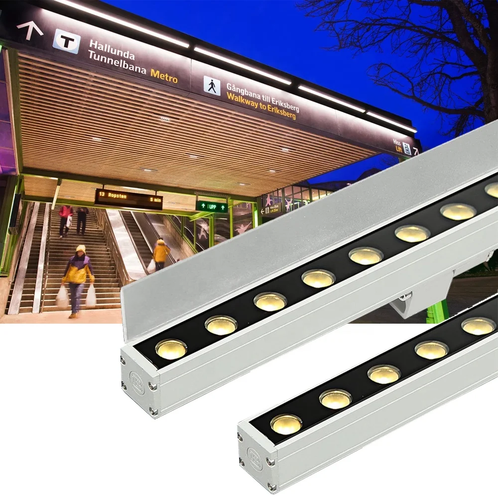 Dmx Architectural Exterior Led Linear Wall Wash Light Dc V W