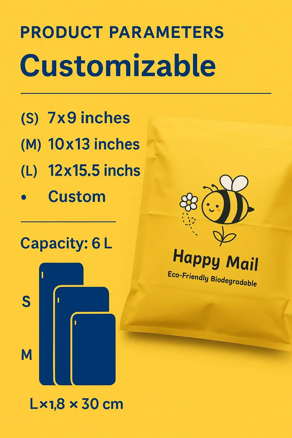 Eco-Friendly Custom Logo for Poly Mailer Mailing Bags Plastic Shipping Bags for Apparel Express Packaging Printed Surface - detail 6