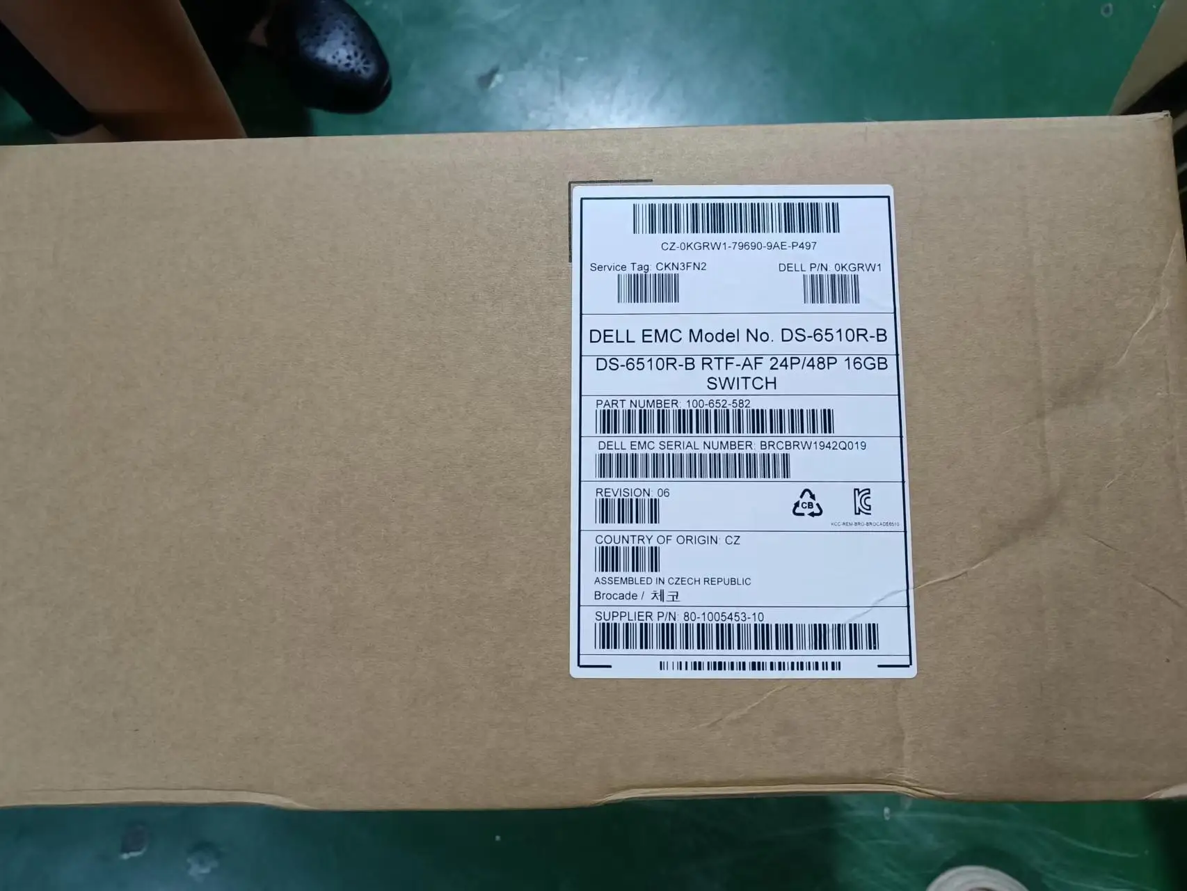 BR-6510-24-16G-R Brocade San Switch 16Gb Activated 24-16Gb/S Short Wave SFP Aruba Server Switch