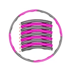 Hoop Removable Hoolah Hoop Fitness Foam Hoop Hard Tube Circle Gym Hula Ring Bodybuilding Workout Fat Loss Hulla Hoop
