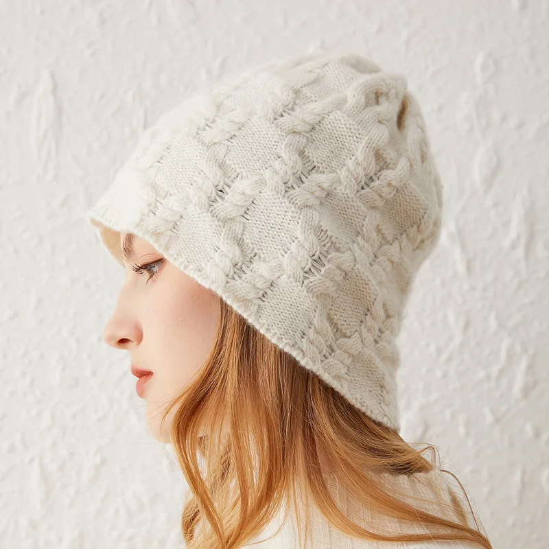 cashmere santa hat