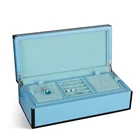 Modern Watch Modern FUREN Modern Women Jewelry Mix Storage Luxury Wood Lacquer Organizer Box Set Wrist Watch Jewelry Case