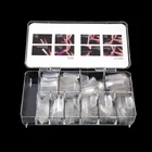 False Nail False Nails Factory Directly Wholesale Natural White Clear 500pcs Full Cover False Nail Art Tips