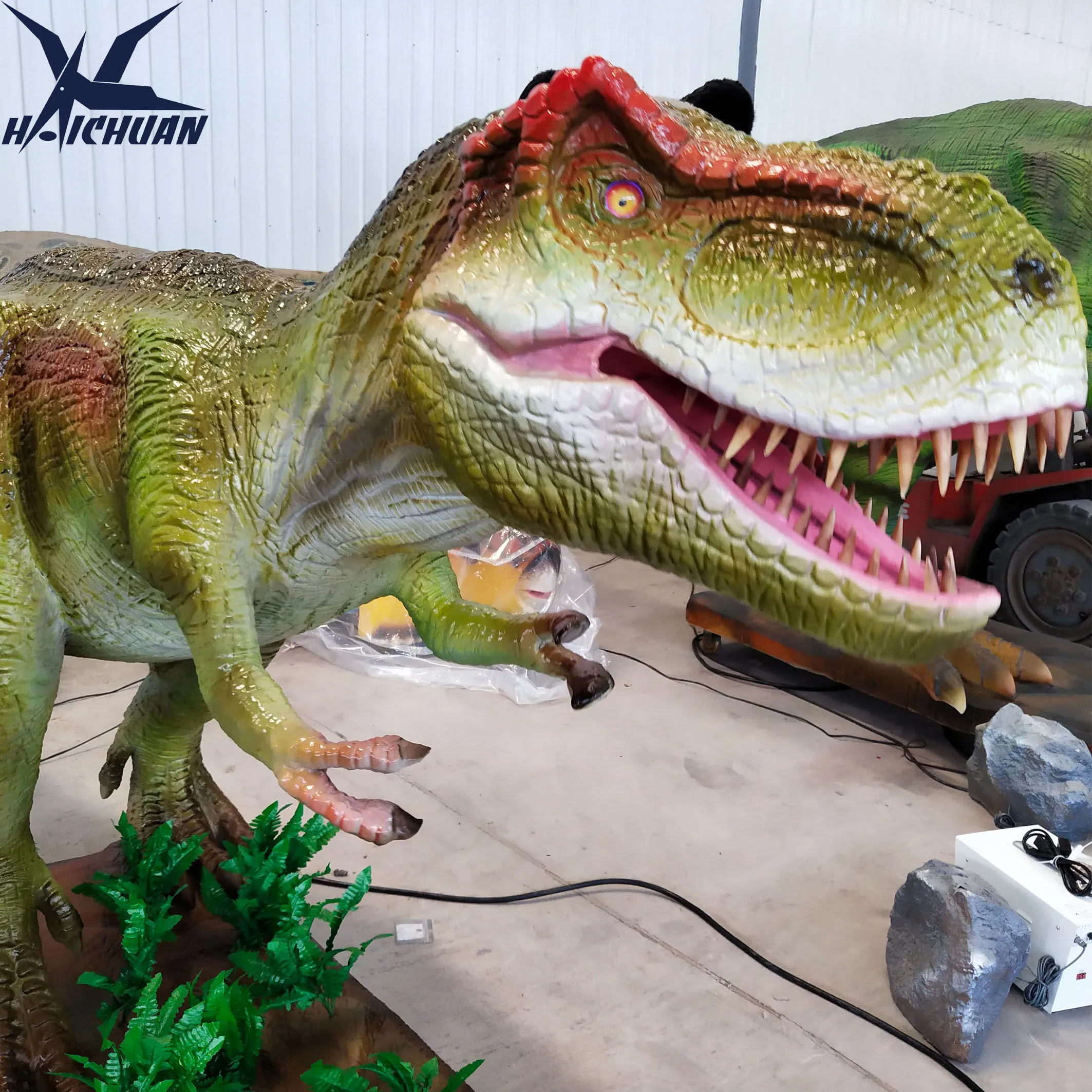 product life size dinosaur model animatronics tyrannosaurus t rex dinosaurio robot for sale-2