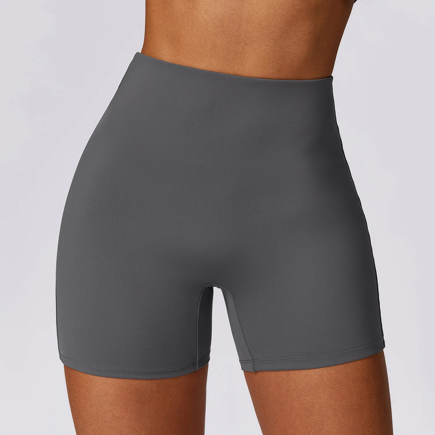 High Waist Yoga Bottom Hip Lift With Pocket Plus Size Fitness Active Sports Gym Sportswear Women Nylon Spandex Yoga Shorts