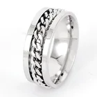 Ring Steel Hot Selling Open Bottle Beer Ring Men's Rotatable Chain Titanium Steel Ring Stainless Steel Ring
