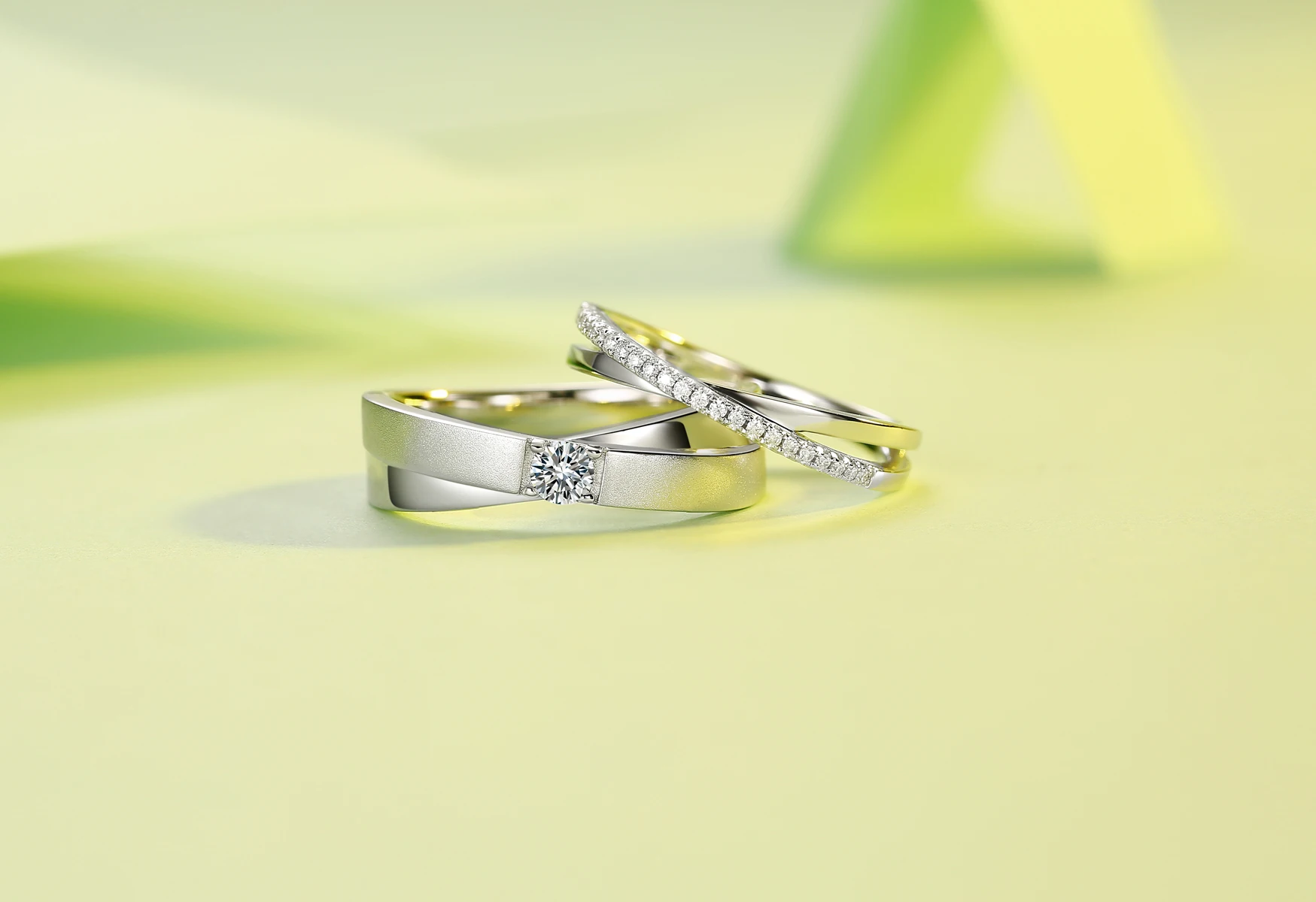 women ladies custom jewelry 925 sterling silver lab grown diamond anniversary rings for wedding rings set couple engagement