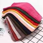 Scarf Polyester Cotton Stones Plaid Cotton Linen Women Scarf Bandana Polyester Scarf