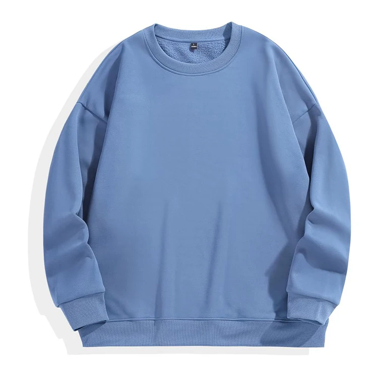 Wholesale High Quality Custom Logo Hoodie Blank Polyester Cotton Crewneck Sweatshirt for Men Drop Sh Wholesale High Quality Custom Logo Hoodie Blank Polyester Cotton Crewneck Sweatshirt for Men Drop Sh