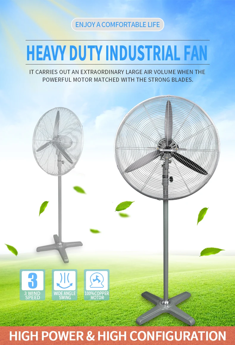 Pedestal Stand Fan, 18'', 20'', 24'', 26'' - detail 4