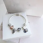 Sterling Silver Bracelets New Arrival 925 Sterling Silver Pan Series Bracelets Fit Pandora Charms Jewelry Gift
