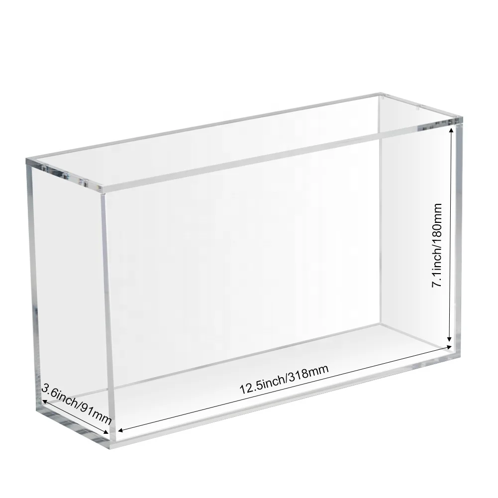 product acrylic display case modern ultra premium collection box magnetic protection celebrations clear acrylic case upc acrylic case-6