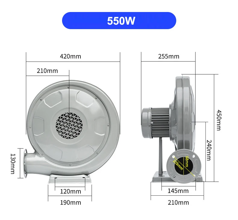 Centrifugal Fan, 900W, 220V, 380V - detail 10
