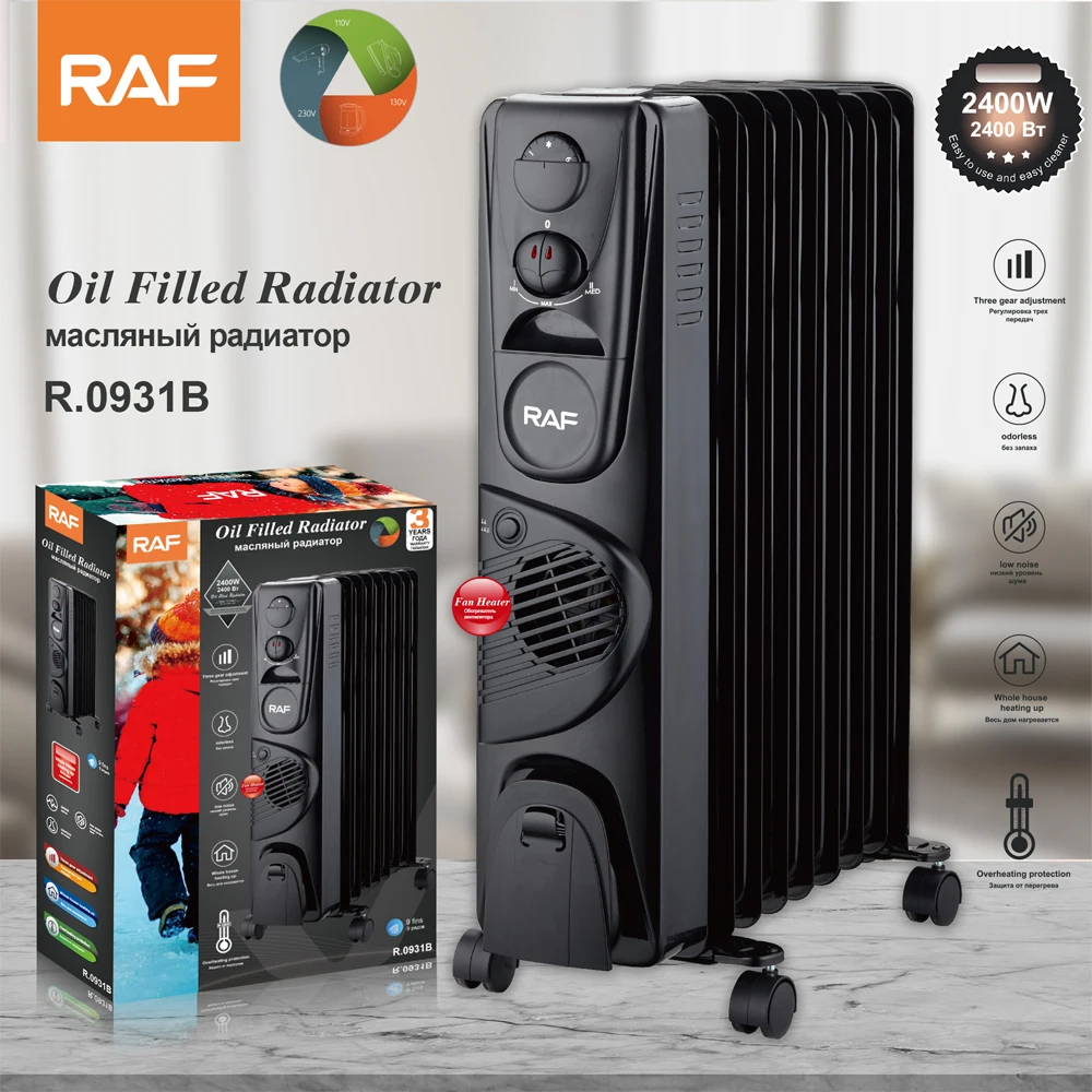 Oil Filled Radiator, RAF, 2400W - detail 2