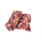 Red Attractive Price New Good Red Thick Knit Whollee High Selling Scarves Fashion