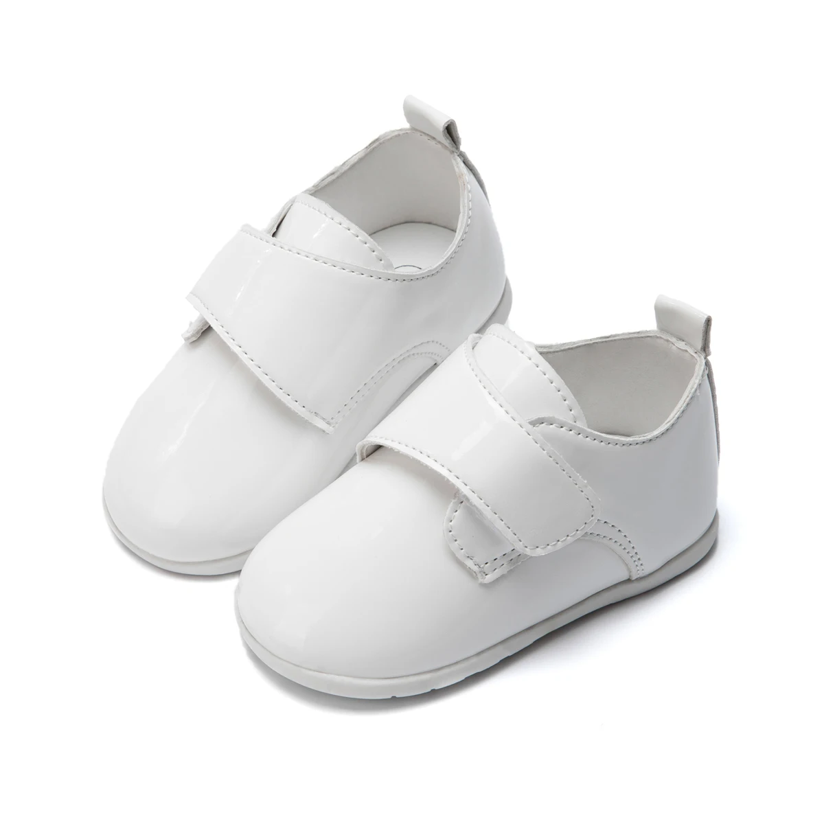New Arrivals Outdoor Toddler Wedding Loafers PU leather Rubber Sole Non-Slip Baby Dress Shoes