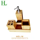 Bamboo Bathroom Set Bamboo Bathroom Accessories Set/Wood Bathroom Set Complete With Soap Dispenser Toothbrush Holder