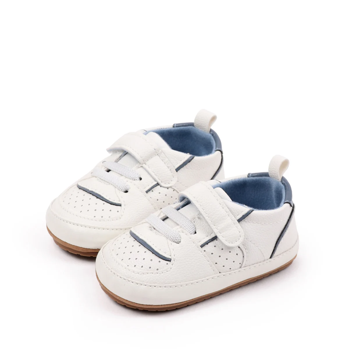 Unisex Hook&loop Anti-slip Prewalker Baby Boys and Girls Shoes First Walking Baby Shoes details