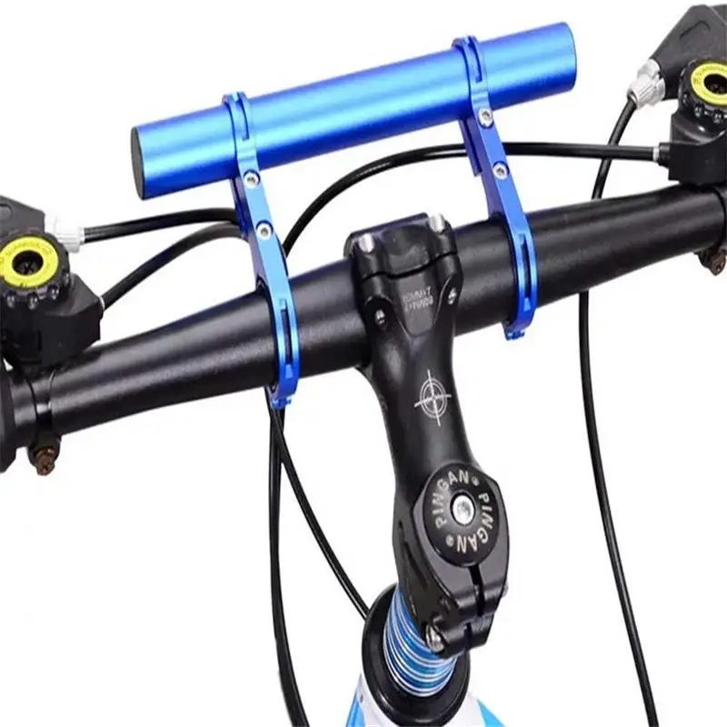 MTB Bike Flashlight Handle Bar Bicycle Holder Extender Mount Bracket Accessories 
