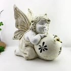 Angel Guardian Angel Figurine Winged Angel Statue Resin Elves Christmas Elves