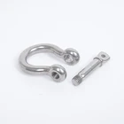 Forged D D Shackle Hot Forged Stainless Steel 316 D Shackle